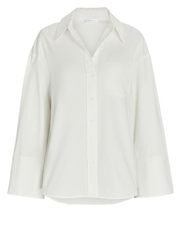 Anine Bing Allie Cotton Button-Down Shirt | INTERMIX®