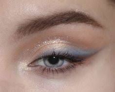 simple silver eye makeup - Google Search