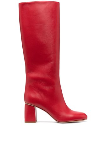 RED(V) 75mm knee-high boots - FARFETCH