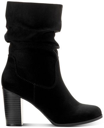 Style & Co Saraa Slouch Mid-Shaft Boots, Created for Macy's & Reviews - Boots - Shoes - Macy's