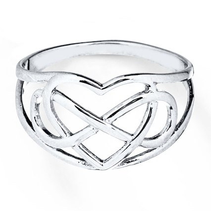 Kay - Heart & Infinity Ring Sterling Silver