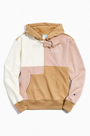 Champion UO Exclusive Colorblock Hoodie Sweatshirt | Urban Outfitters