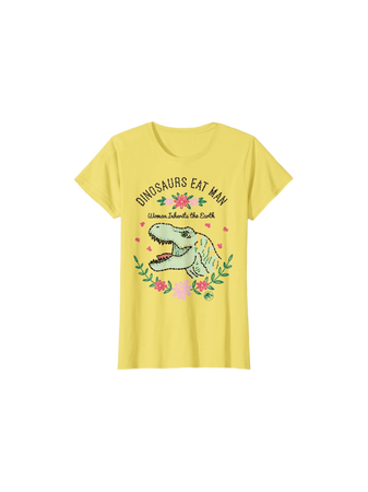 yellow dinosaur graphic tees dinocore shirts top