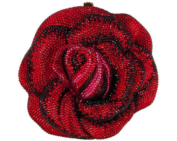 Red Rose Clutch (Judith Leiber)