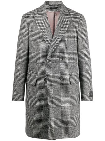 Z Zegna double-breasted Houndstooth Coat - Farfetch