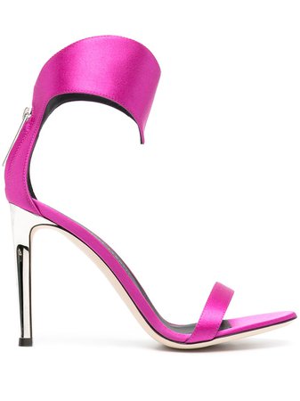 Giuseppe Zanotti satin-finish high-heel sandals pink E100021 - Farfetch