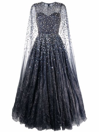 Jenny Packham crystal-embellished gown - FARFETCH