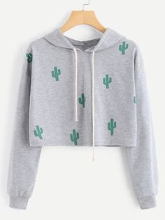 cactus crop hoodie