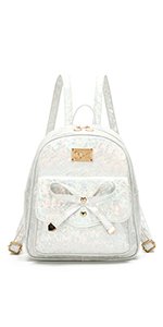 Amazon.com: Girls Mini Backpack Bowknot Polka Dot Cute Small Daypacks Convertible Shoulder Bag Purse for Women: Shoes