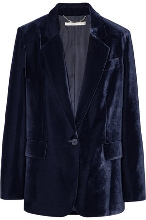 Stella McCartney | Oversized velvet blazer | NET-A-PORTER.COM