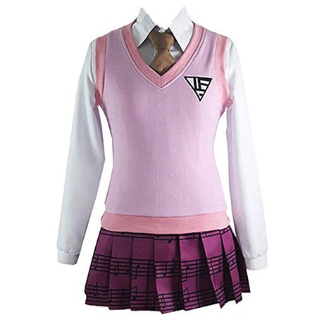 Amazon.com: MYYH Anime Kaede Akamatsu Cosplay Girl School Pink Uniform Dress: Clothing