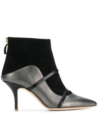 Malone Souliers Madison Two-Tone Booties | Farfetch.com