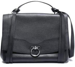 Textured-leather Shoulder Bag