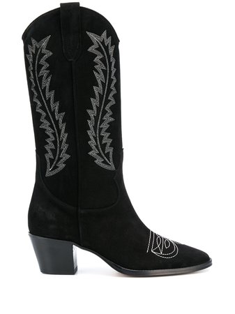 Paris Texas Embroidered Cowboy Boots - Farfetch