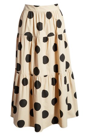 English Factory Tiered Midi Skirt | Nordstrom