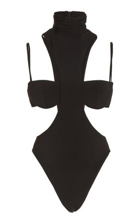 Bralette-Detailed Cutout Bodysuit By Laquan Smith | Moda Operandi