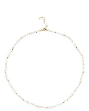 Missoma Short Seed Pearl Beaded Necklace | INTERMIX®
