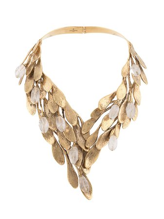 Goossens leaf construct necklace gold GOEXCNE004 - Farfetch