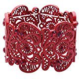 Amazon.com: Women's Simulated Pearl Stretch Bracelet Stack 5 Piece Set (Many Colors Available) (Red): Toys & Games