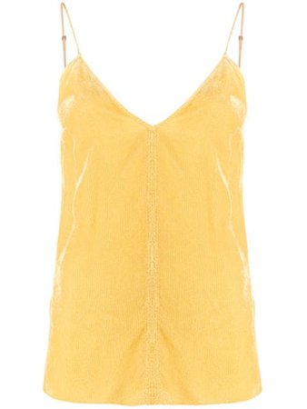 Forte Forte ribbed camisole top yellow 6526MYTOP - Farfetch