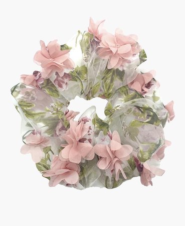 flower scrunchie