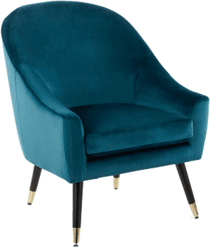 Gilles Upholstered Chair | Teal | Decorist