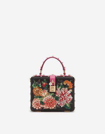 Dolce Box Bag with Embroidery - Women’s Bags | Dolce&Gabbana