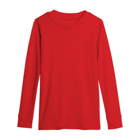 Long Sleeve PJ Top, Cherry - Sleepwear - Maisonette