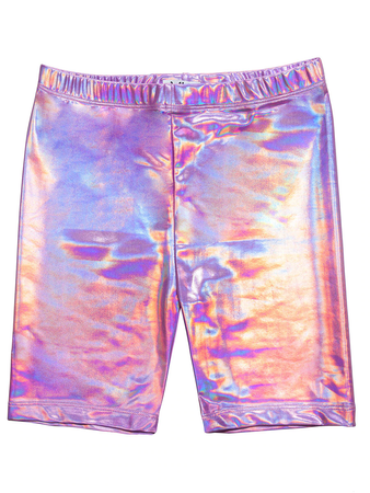 Opal pink Holographic shorts