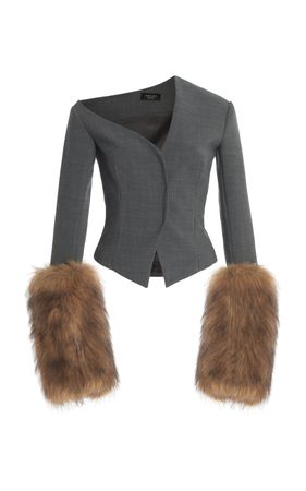 Fur Cuff Jacket By A.w.a.k.e. Mode | Moda Operandi
