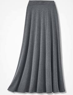 long grey pleated skirt 1920s