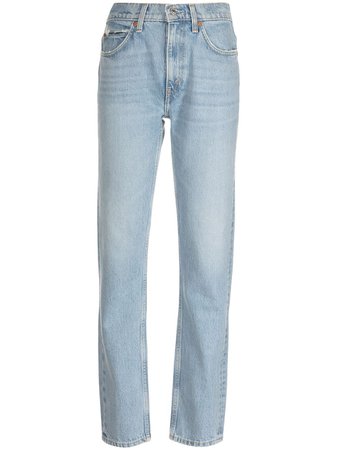 RE/DONE high-rise straight-leg Jeans - Farfetch