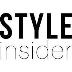 STYLE INSIDER TEXT