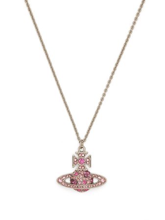 Vivienne Westwood Orb crystal-embellished Necklace - Farfetch