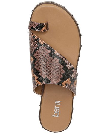 Bar III Hattie Asymmetrical Hooded Studded Sandals, Created for Macy's & Reviews - Sandals - Shoes - Macy's