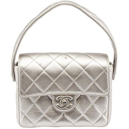 silver mini bag Chanel