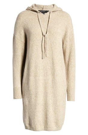 VERO MODA Hooded Long Sleeve Sweater Dress | Nordstrom