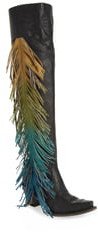 x Junk Gypsy Fringe Over the Knee Western Boot