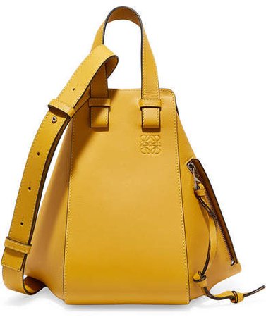 Hammock Small Textured-leather Shoulder Bag - Yellow