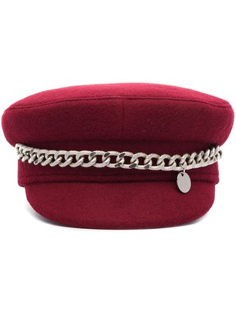 Ruslan Baginskiy chain-detail baker boy hat