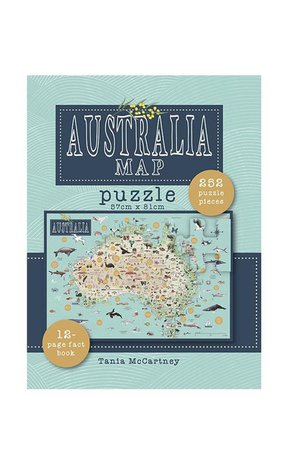 Australia Map Puzzle Blue | Showpo