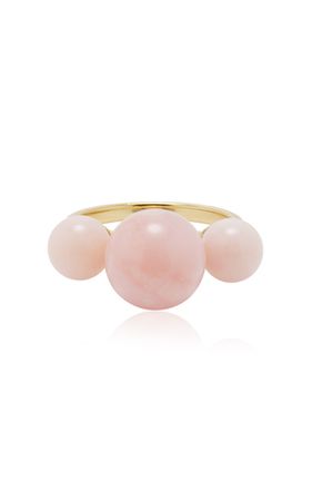 18k Gold Triple Pink Opal Ring By Akaila Reid | Moda Operandi