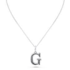 letter g necklace - Google Search