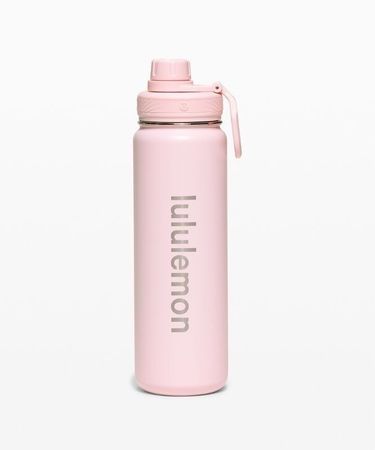 lululemon pink water bottle