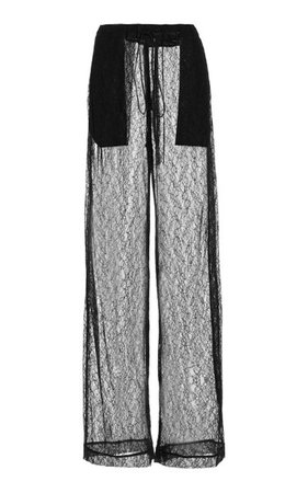 Lace Pajama Pants By Laquan Smith | Moda Operandi