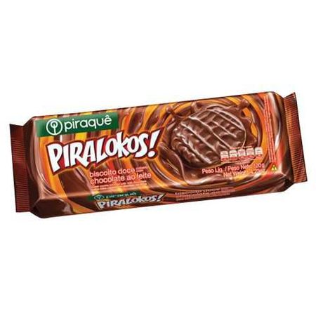 Biscoito Piralokos 120g - Piraquê - docemalu