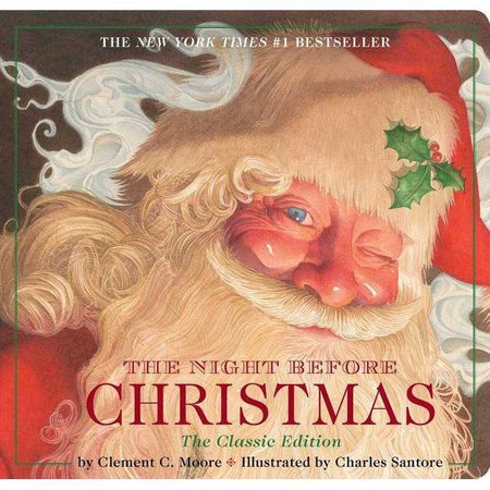 The Night Before Christmas By Clement Clarke Moore (Board Book) : Target