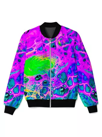 Neon Drip Bomber Jacket – iEDM