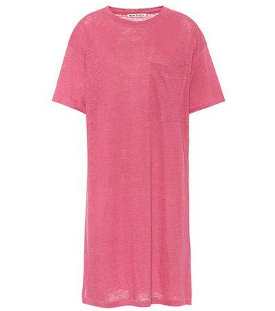 Saga linen T-shirt dress