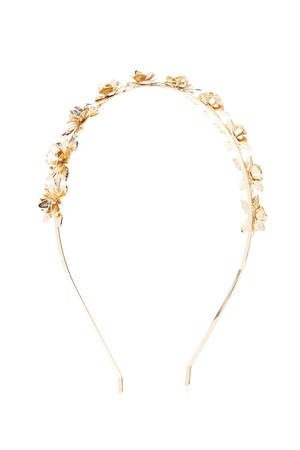 gold rose headband